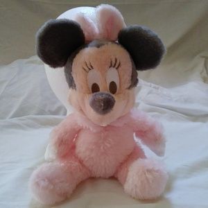 Disney Parks Baby Minie Mouse Plush Soft Rattle